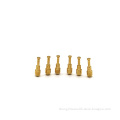 High Quality OEM/ODM Single Pin Spring Contact Brass Solid Contacts